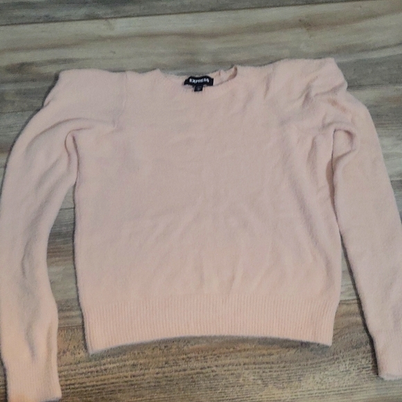 Express square puff crew neck sweater - Picture 1 of 5